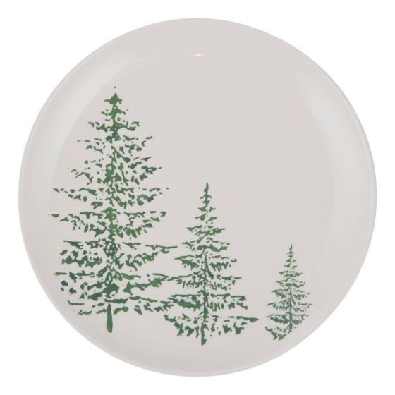 WINTER JOY - πιάτο από πορσελάνη με έλατα 20cm