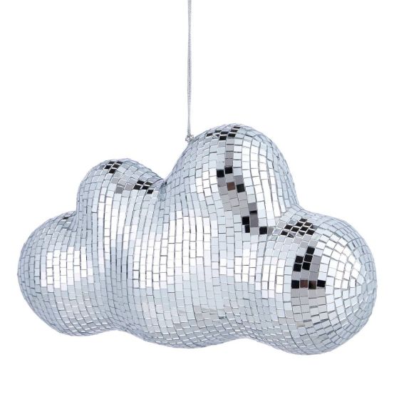 DISCO - διακοσμητικό σύννεφο 'καθρέφτης' 25cm