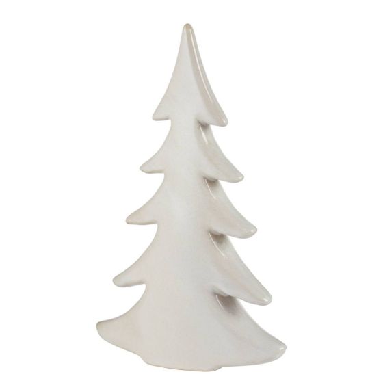 SYLVAN SPIRIT - κεραμικό έλατο 31cm, κρεμ
