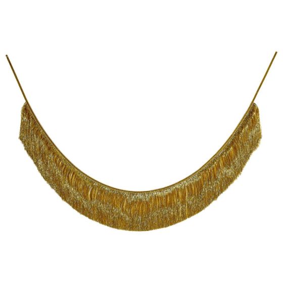 BANNER DAY - γιρλάντα με κρόσσια 2 m, χρυσή