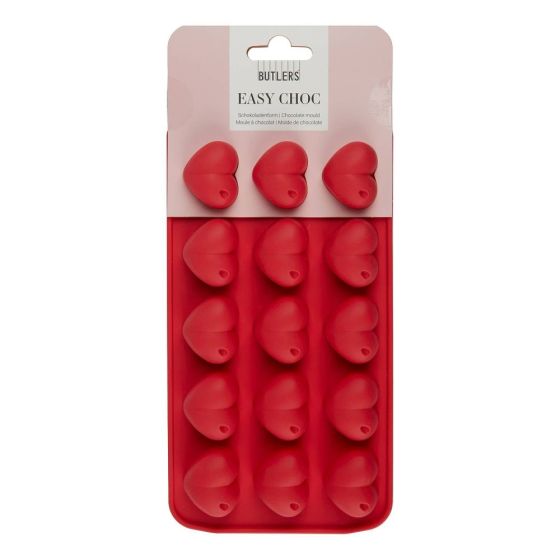 EASY CHOC - φόρμα σιλικόνης για σοκολατάκια σε σχήμα 'καρδιά'