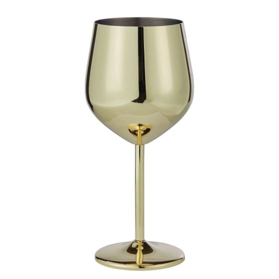 MANHATTAN LOUNGE - ποτήρι κρασιού από ανοξείδωτο ατσάλι, χρυσό