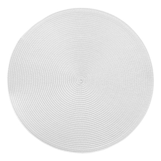 AMBIENTE - σουπλά στρογγυλό Δ38cm ανοιχτό γκρι