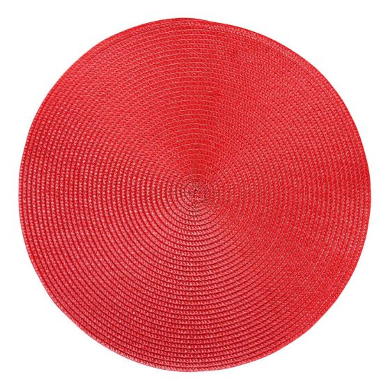 AMBIENTE - σουπλά στρόγγυλο 38cm, κόκκινο