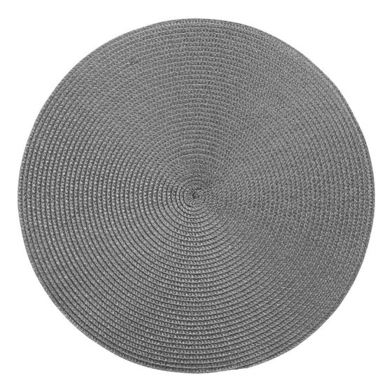 AMBIENTE - σουπλά στρογγυλό Δ38cm σκούρο γκρι