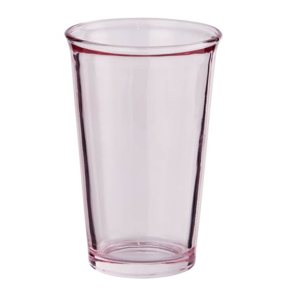 GALET - ποτήρι γυάλινο 340ml, ροζ