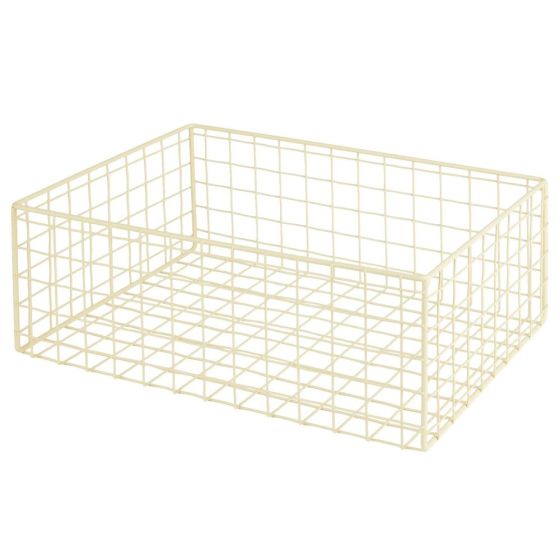 DEPOSIT - καλάθι μεταλλικό σε μέγεθος L, κίτρινο
