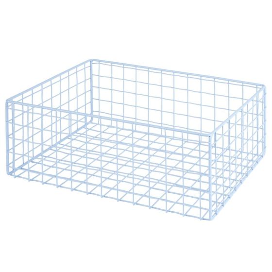 DEPOSIT - καλάθι μεταλλικό σε μέγεθος L, γαλάζιο