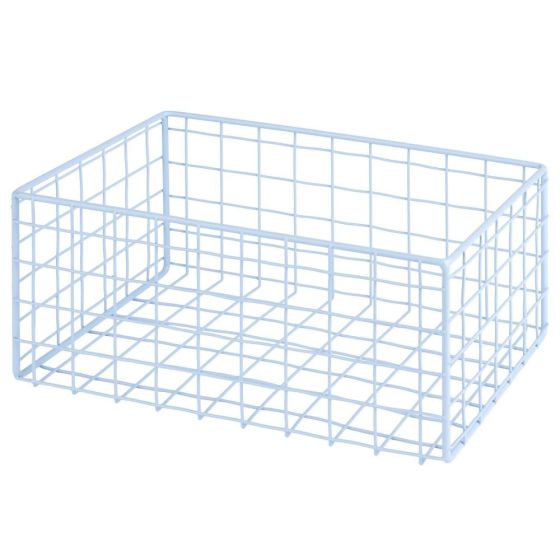 DEPOSIT - καλάθι μεταλλικό σε μέγεθος S, γαλάζιο