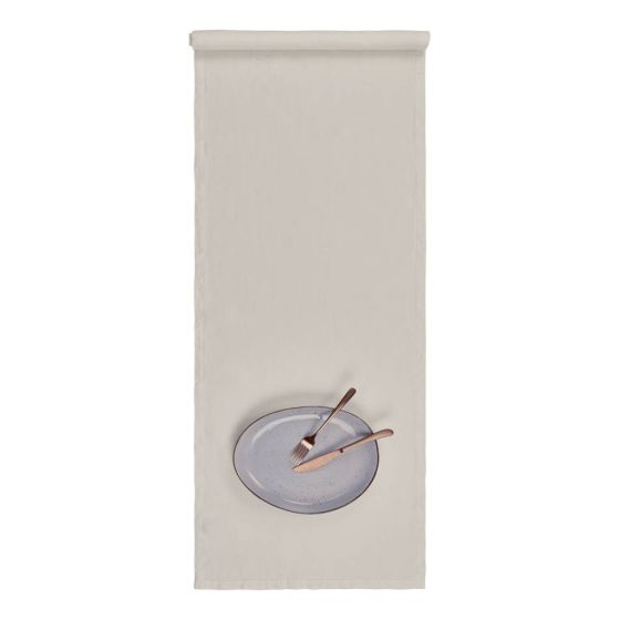 RIGA - runner 100% λινό 50x160cm, φυσικό