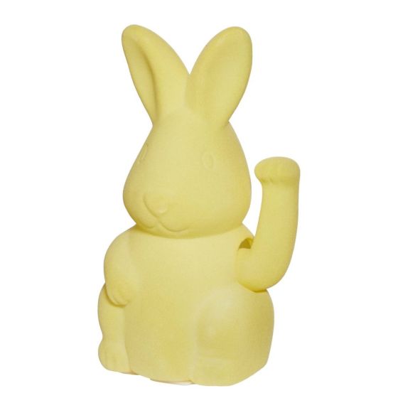 EASTER - Πασχαλινό διακοσμητικό λαγουδάκι με κίνηση, κίτρινο