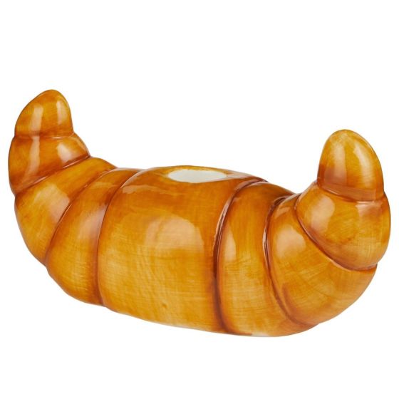 CROISSANT - κηροπήγιο σε σχήμα κρουασάν, καφέ