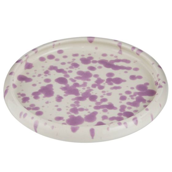BOOGY SPLASH - πιάτο κεραμικό ορεκτικού12cm, μωβ