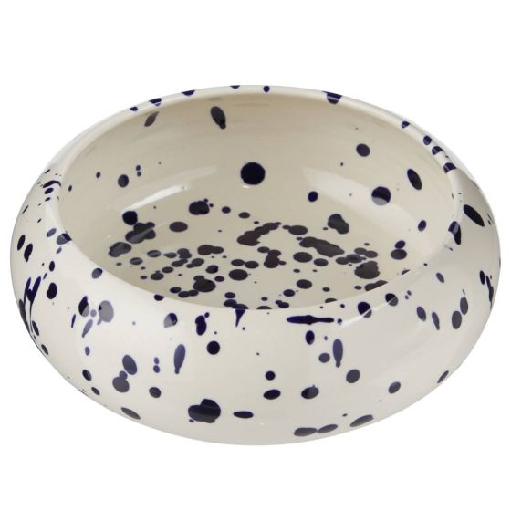 BOOGY SPLASH - μπολ κεραμικό 16cm, μπλε σκούρο
