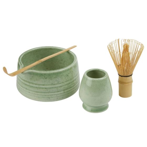 MATCHA - σετ Matcha από πορσελάνη 4 ΤΕΜΑΧΙΩΝ, πράσινο