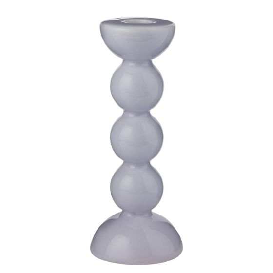 SUPER NATURAL - κηροπήγιο κεραμικό 20cm, μωβ