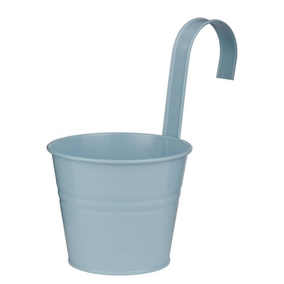 ZINC - κασπό κρεμαστό 13cm, ανοιχτό μπλε