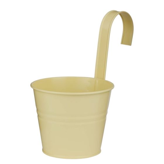 ZINC - κασπό κρεμαστό 13cm, ανοιχτό κίτρινο