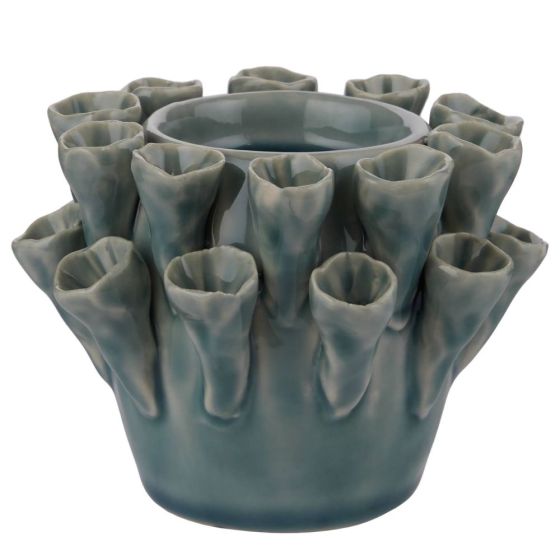 CORAL - κηροπήγιο για ρεσώ από δολομίτη, πετρόλ