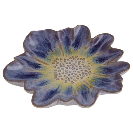 BLUE BLISS - διακοσμητικό τοίχου κεραμικό, 21cm