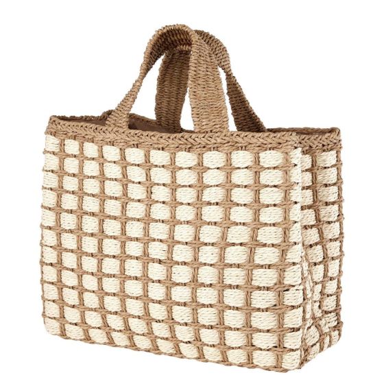 SAN REMO - τσάντα αγορών, μπεζ/φυσικό