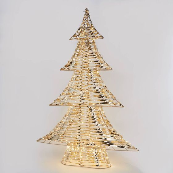 GOLDEN TREE - χριστουγεννιάτικο δέντρο με Led, 120cm