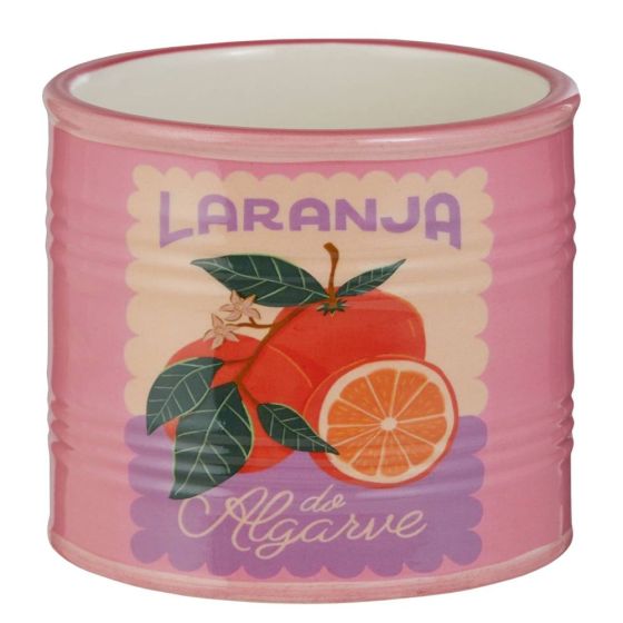 TIN - κασπό κεραμικό "Orange" 9cm, ροζ