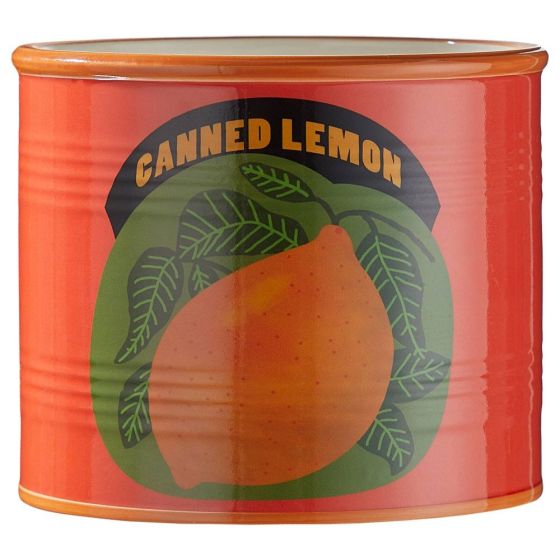 TIN - κασπό κεραμικό "Lemon" 13cm, πορτοκαλί