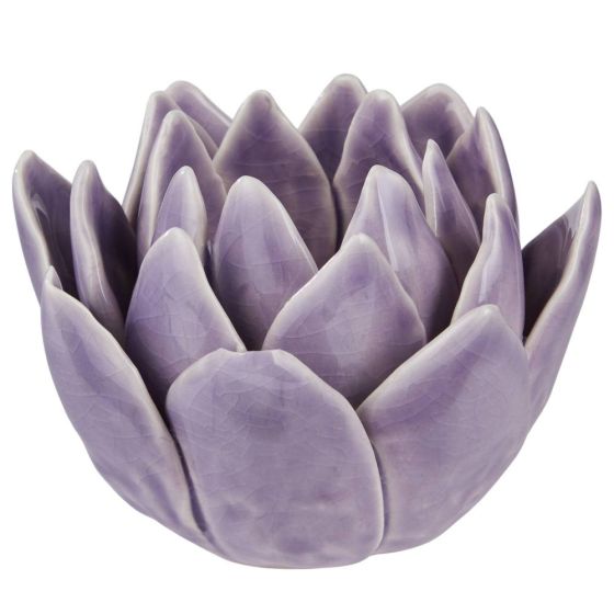 BLOSSOM - κηροπήγιο για ρεσό κεραμικό, μωβ