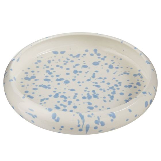 BOOGY SPLASH - πιάτο κεραμικό ζυμαρικών, γαλάζιο