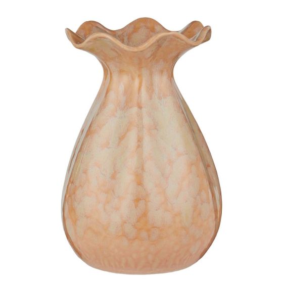 FLORA - βάζο κεραμικό 25cm, μπεζ