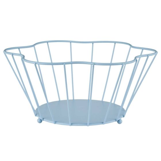 BLOOMING - καλάθι αποθήκευσης μεταλλικό, γαλάζιο