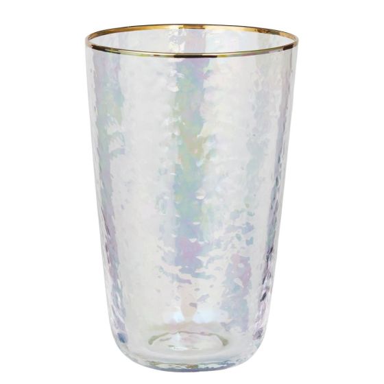 SMERALDA - ποτήρι με χρυσό φινίρισμα, 530ml