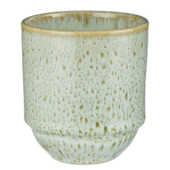 TAVIRA - κούπα κεραμική χωρίς λαβή, πράσινη