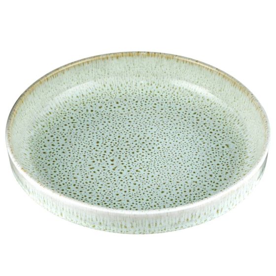TAVIRA - πιάτο κεραμικό ζυμαρικών, πράσινο