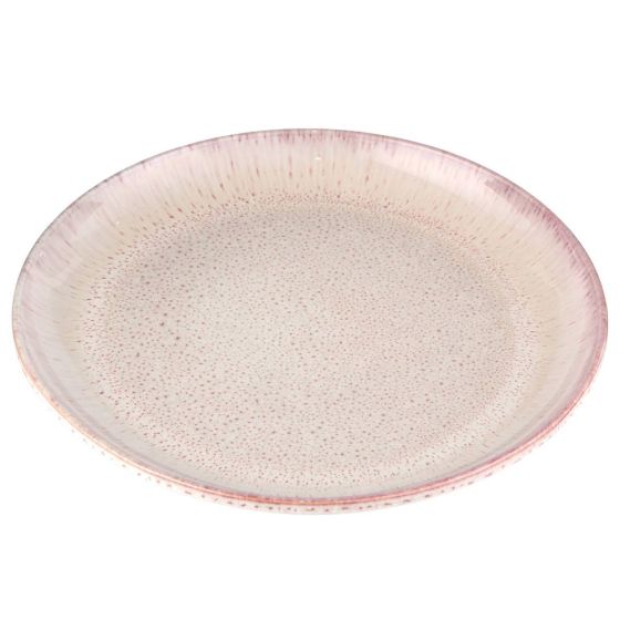 TAVIRA - πιάτο κεραμικό πρωινού, ροζ