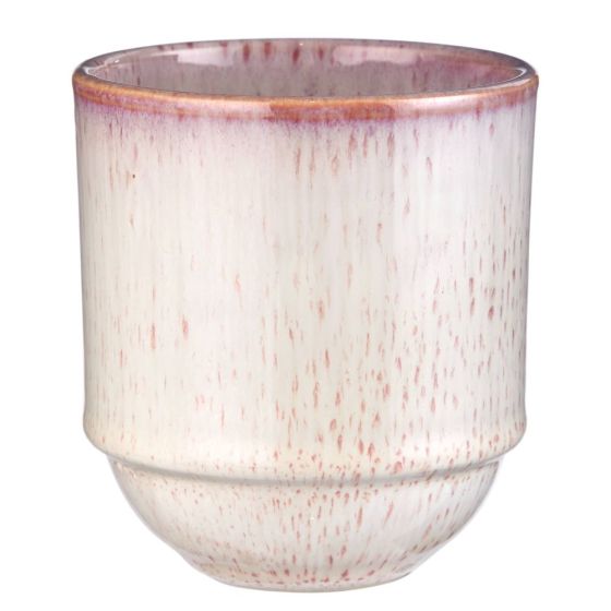 TAVIRA - κούπα κεραμική χωρίς λαβή, ροζ