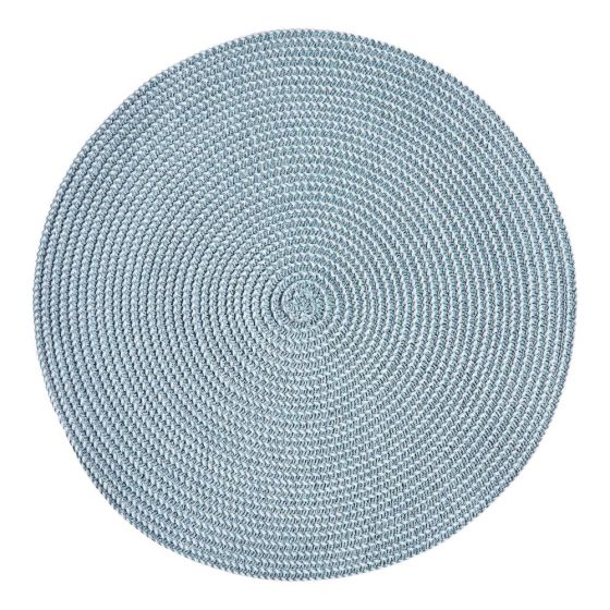 AMBIENTE - σουπλά στρογγυλό 38cm, γαλάζιο