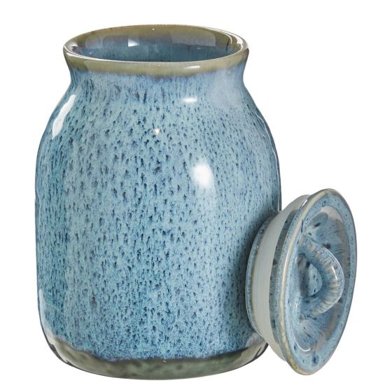 PORTIMAO - δοχείο αποθήκευσης μικρό, κεραμικό με καπάκι, μπλε