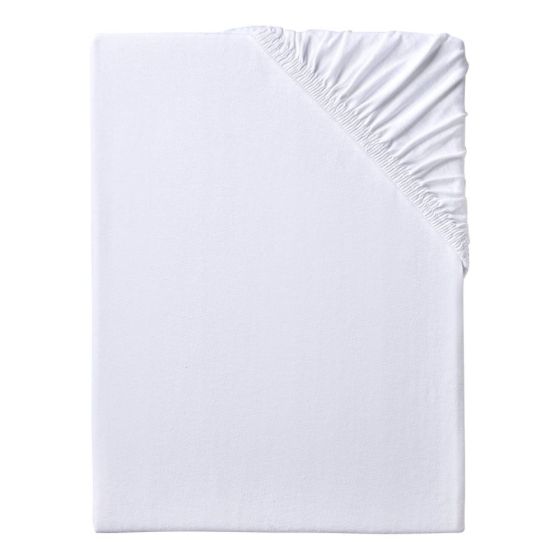 PERFECT MATCH - σεντόνι με λάστιχο για υπέρδιπλο κρεβάτι 180-200x200cm, λευκό