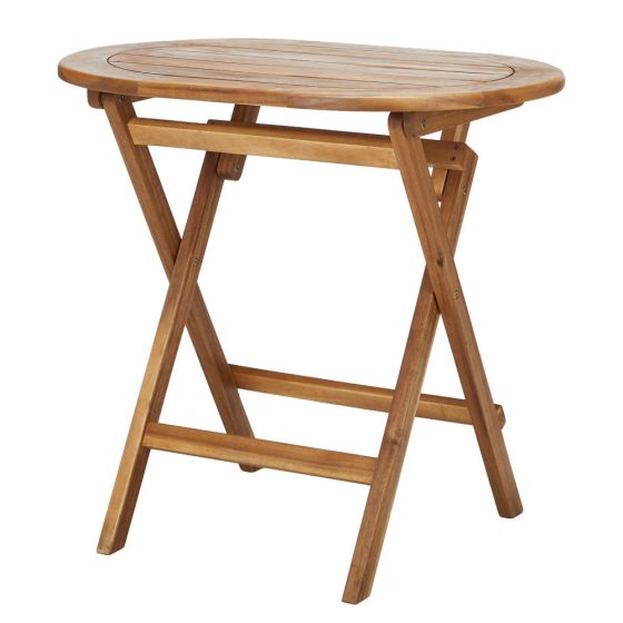 BOHO GARDEN - τραπέζι πτυσσόμενο ξύλινο 55x80 cm