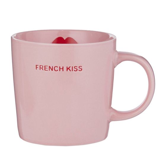 GOOD VIBES - κούπα από πορσελάνη "french kiss" 400ml