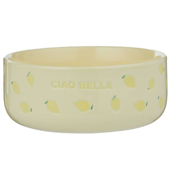 GOOD VIBES - μπολ σερβιρίσματος από πορσελάνη"ciao bella" 720ml