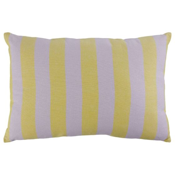 SPRING VIBES - μαξιλάρι ριγέ 40x60 cm, μωβ-κίτρινο