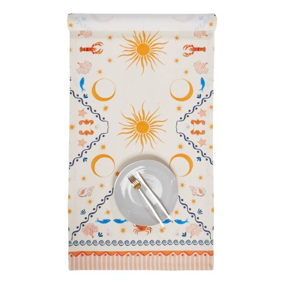 CORAL COAST - runner βαμβακερό 50x160cm, πορτοκαλί