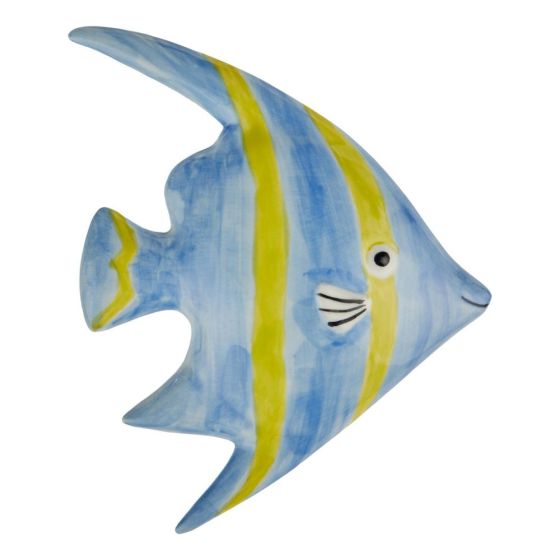 CORAL COAST - διακοσμητικό κεραμικό ψάρι, μπλε