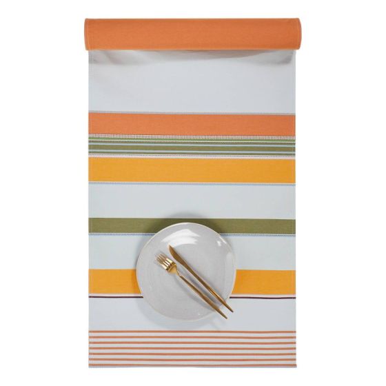 SUPPER CLUB - runner βαμβακερό 50x160cm, πορτοκαλί