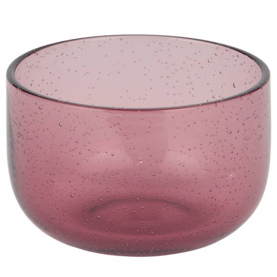 WATERCOLOUR - κηροπήγιο από γυαλί για ρεσό, μωβ