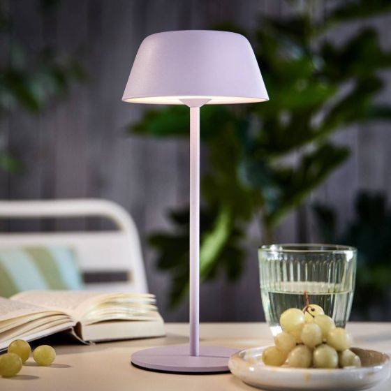 LIGHT UP - φωτιστικό επιτραπέζιο LED εξωτερικού χώρου, μωβ