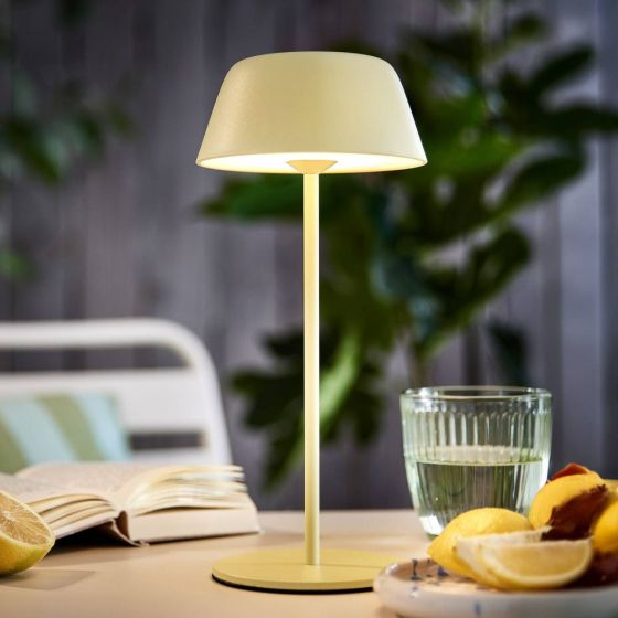 LIGHT UP - φωτιστικό επιτραπέζιο LED εξωτερικού χώρου, κίτρινο